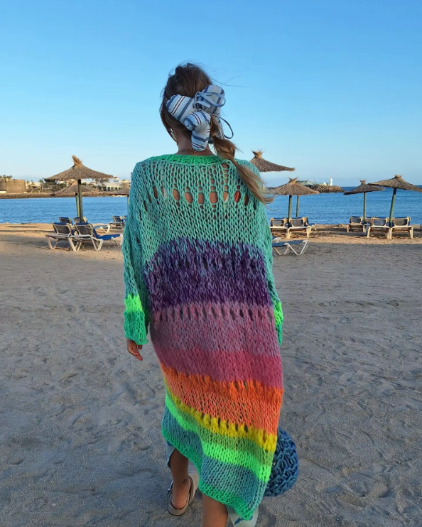 Luna | Boho Rainbow Kimono