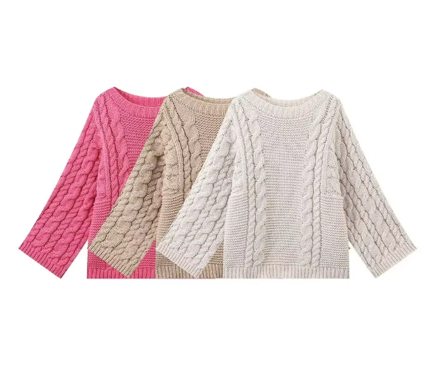 Aria | Chunky Twist Stickad Tröja