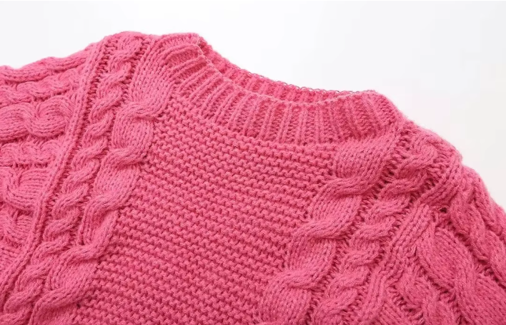 Aria | Chunky Twist Stickad Tröja