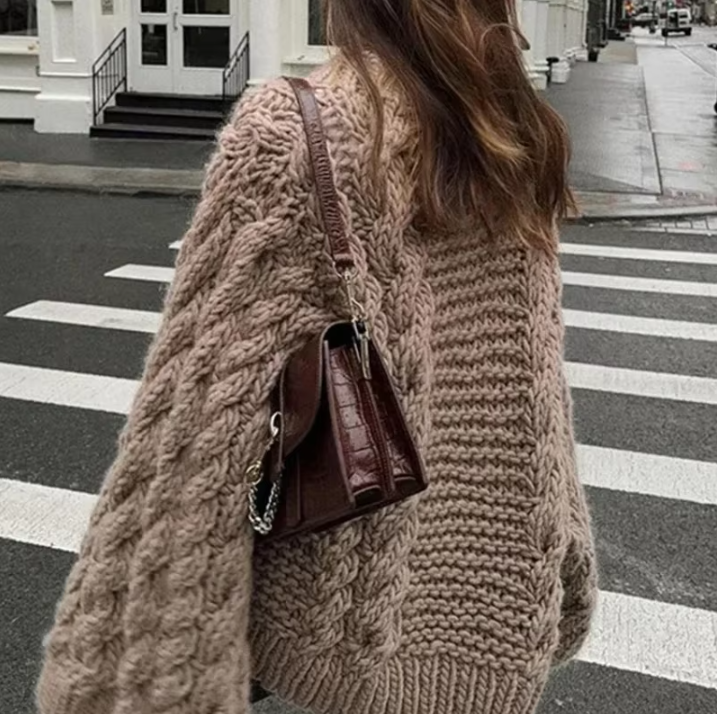 Aria | Chunky Twist Stickad Tröja