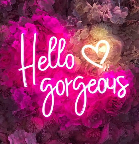 Hello Beautiful | Charming Neon Sign