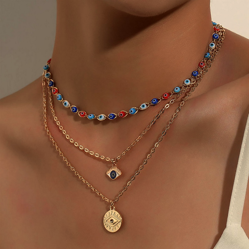 Evil Eye Amulett | Skyddande Halsband - Thalita