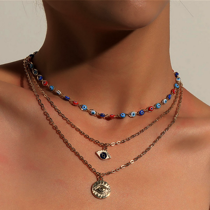 Evil Eye Amulett | Skyddande Halsband - Thalita