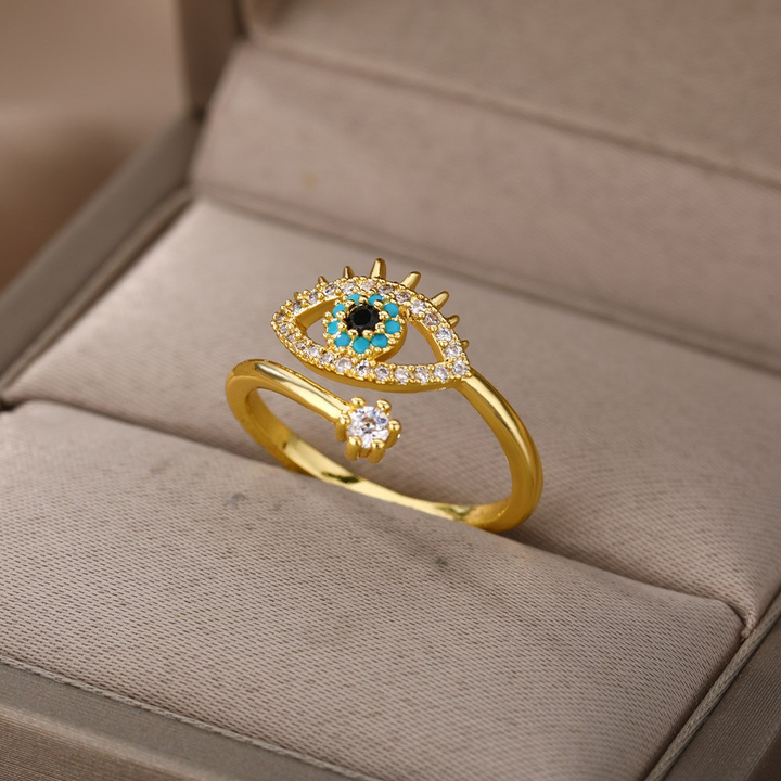 Mystic Eye Charm | Protective Evil Eye Ring