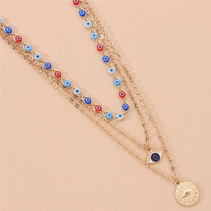 Evil Eye Amulett | Skyddande Halsband - Thalita