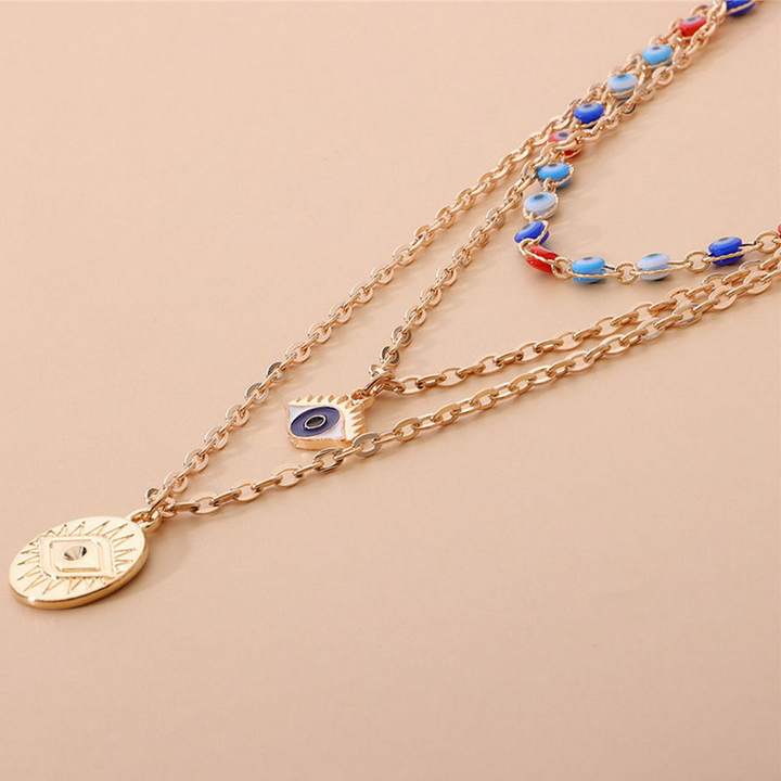 Evil Eye Amulett | Skyddande Halsband - Thalita