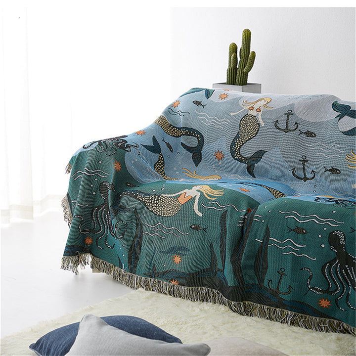 Mermaid Dreams | Enchanting Throw Blanket