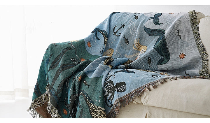 Mermaid Dreams | Enchanting Throw Blanket