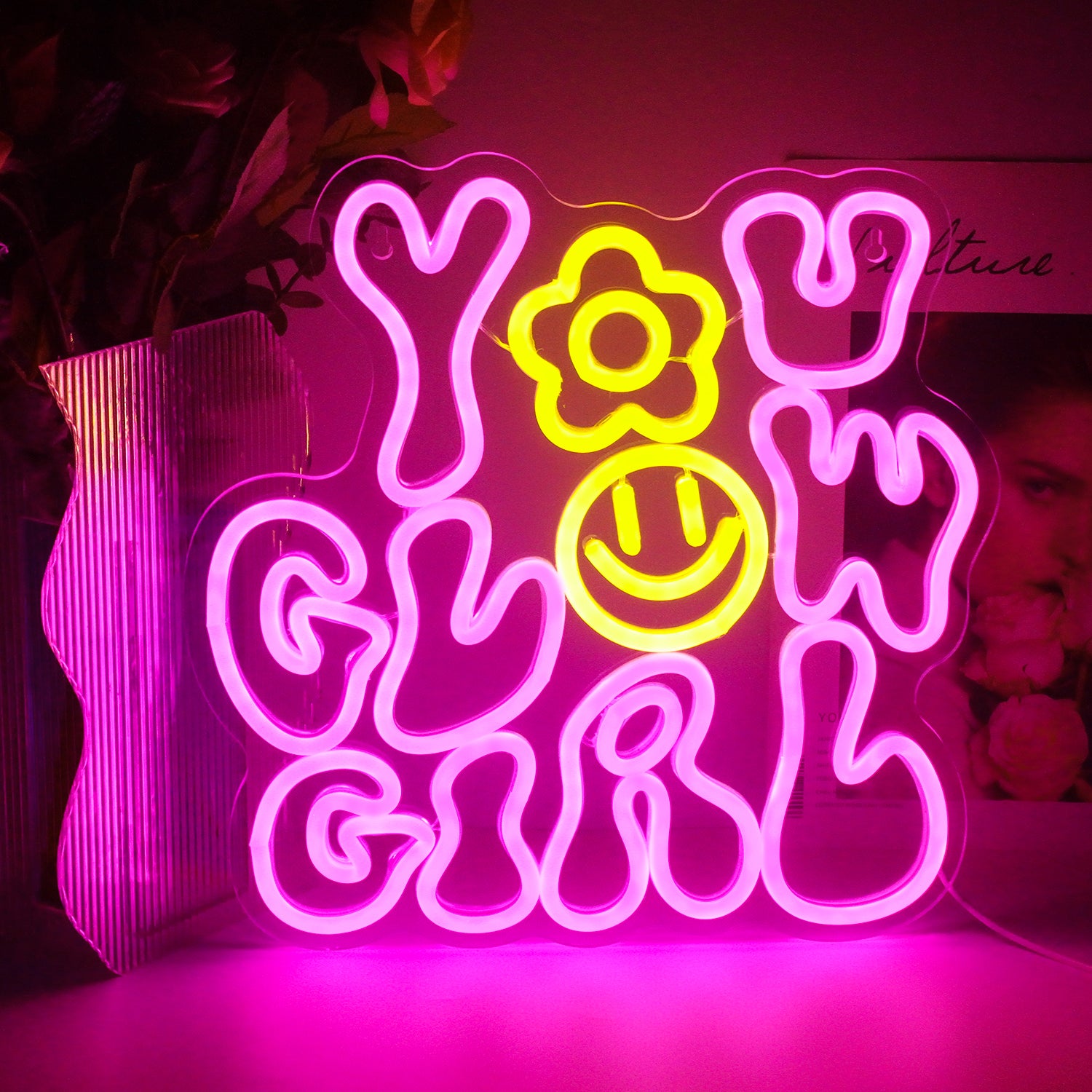 You Glow Girl | Charmig Neonskylt