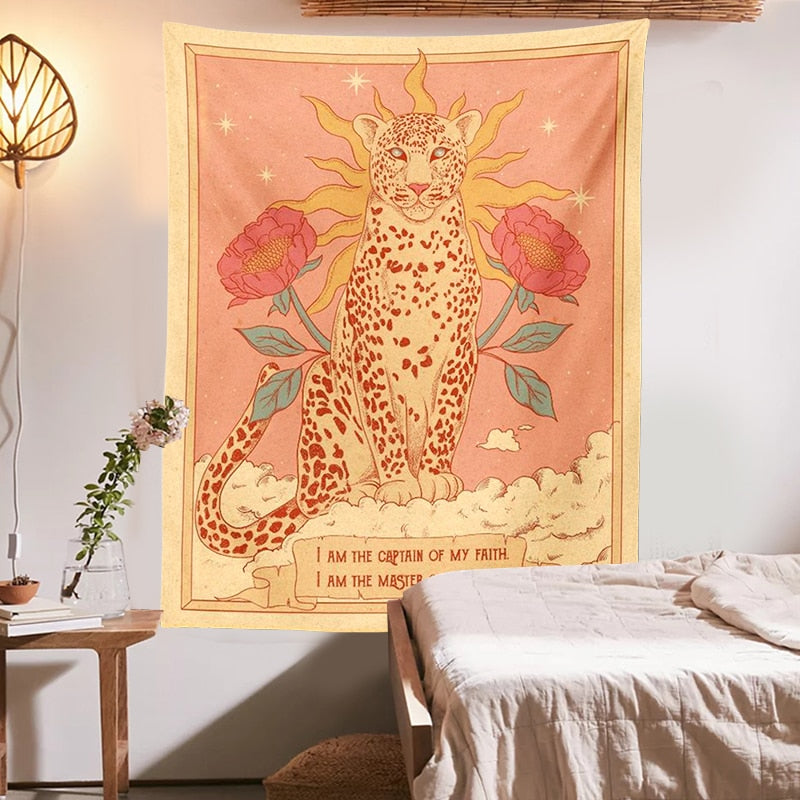 Sun-Leopard | Aesthetic wall covering 