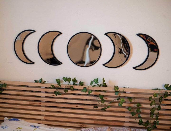 Moon Phases | Boho Mirror Set