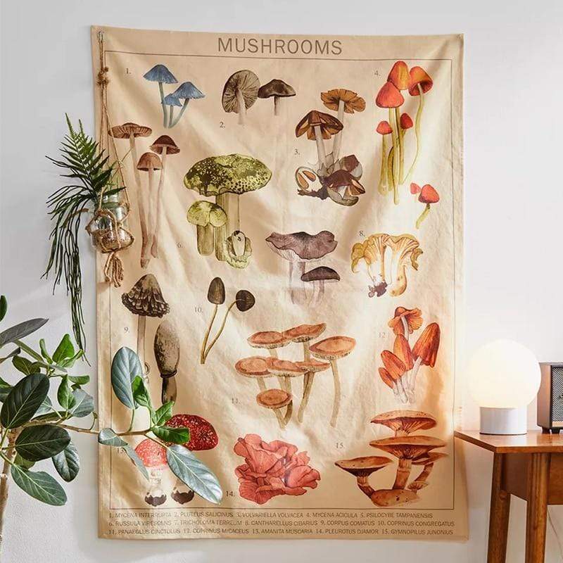 Colorful Mushroom Forest | Wall covering