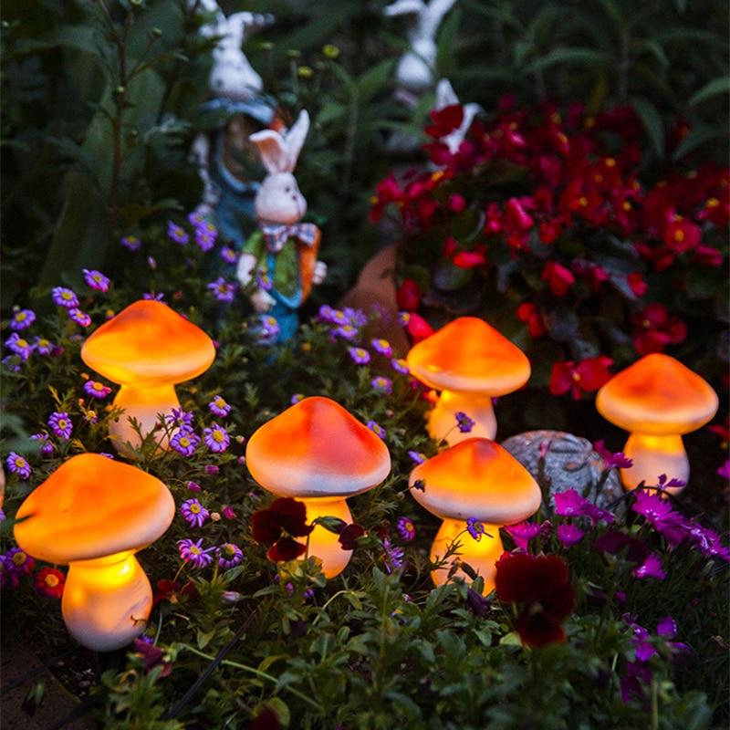 Fairy Tale Mushrooms | Solar Powered Garden Lights